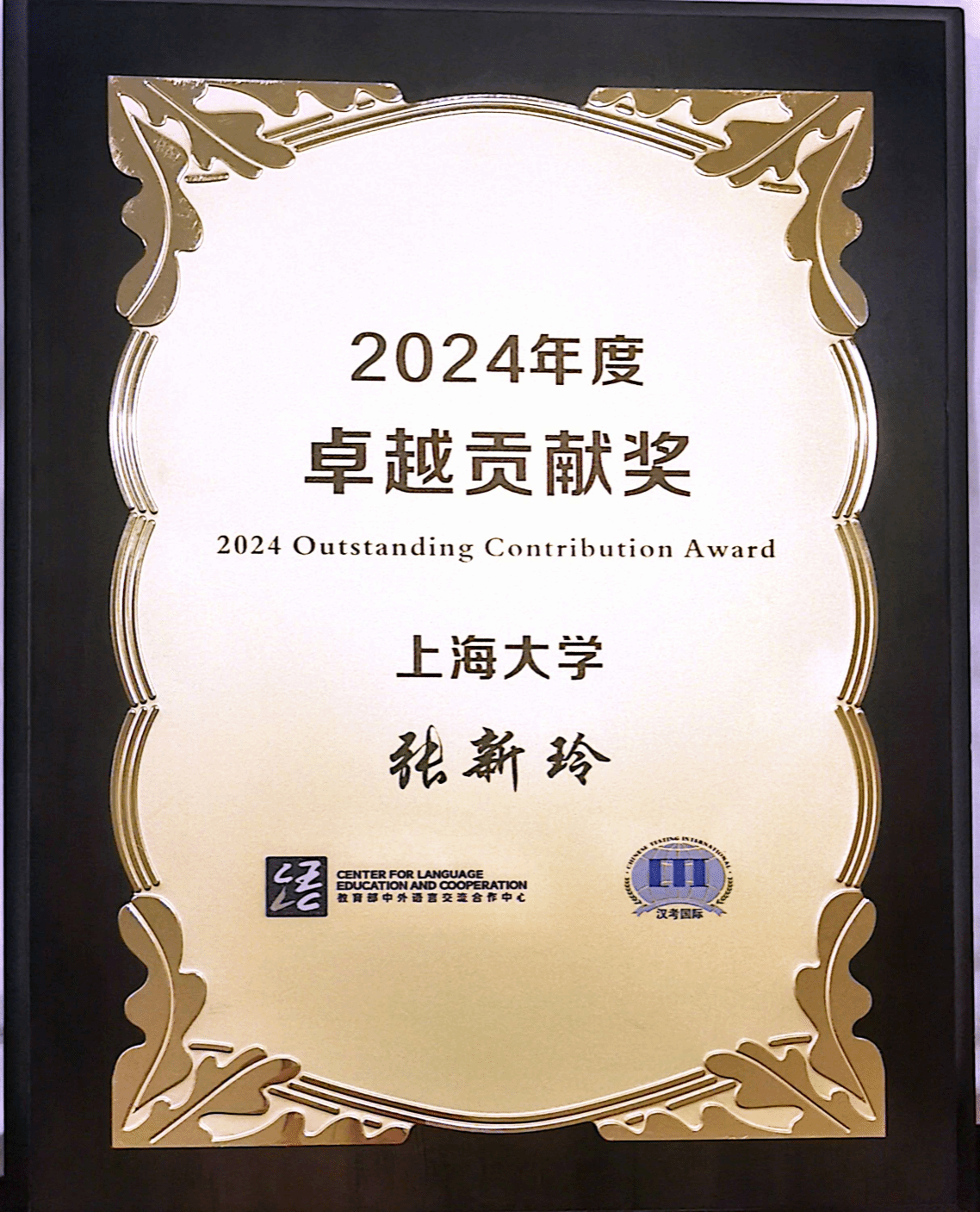 尊龙凯时国际教育学院张新玲教授在天下中文大会荣获“卓越孝顺奖”并受邀做专家讲话-尊龙凯时