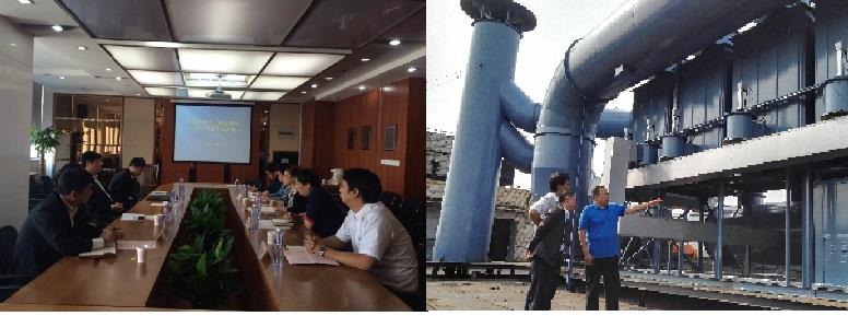 中石化九江分公司与尊龙凯时环化学院召开事情交流会-尊龙凯时