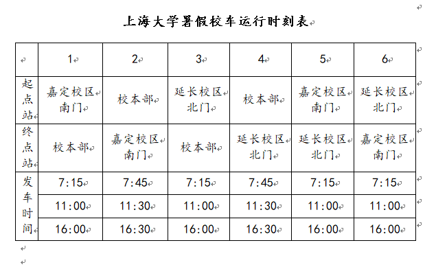 关于2018年秋季学期最先实验新的校车运行时刻表的通知-尊龙凯时