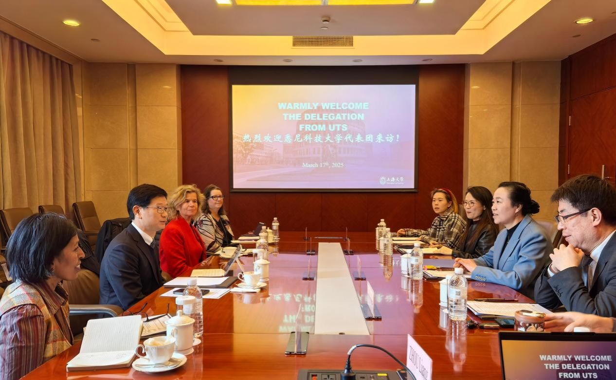 悉尼科技大学协理副校长代表团会见尊龙凯时-尊龙凯时