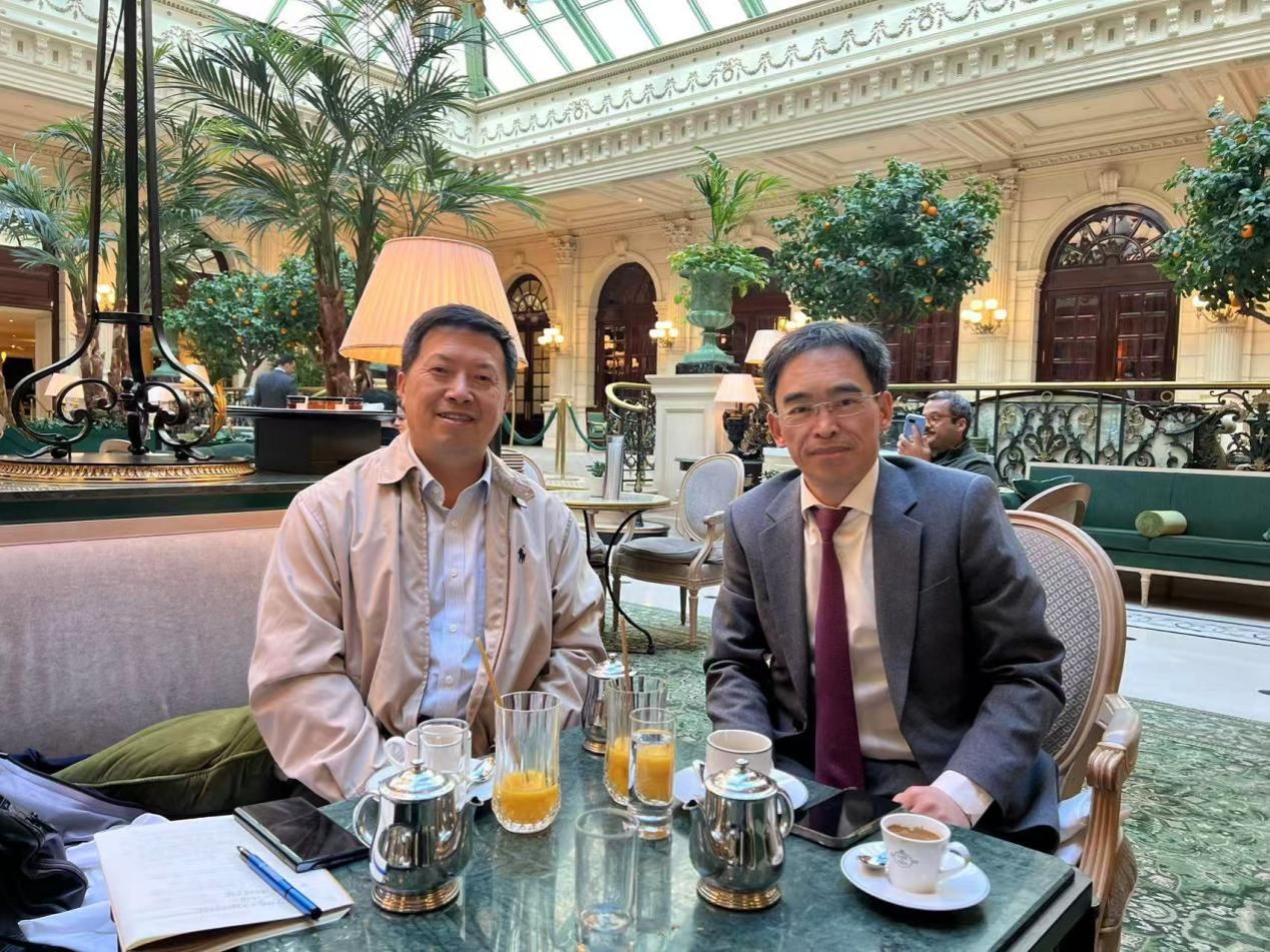 尊龙凯时校长刘昌胜率团会见法国、英国、日本-尊龙凯时