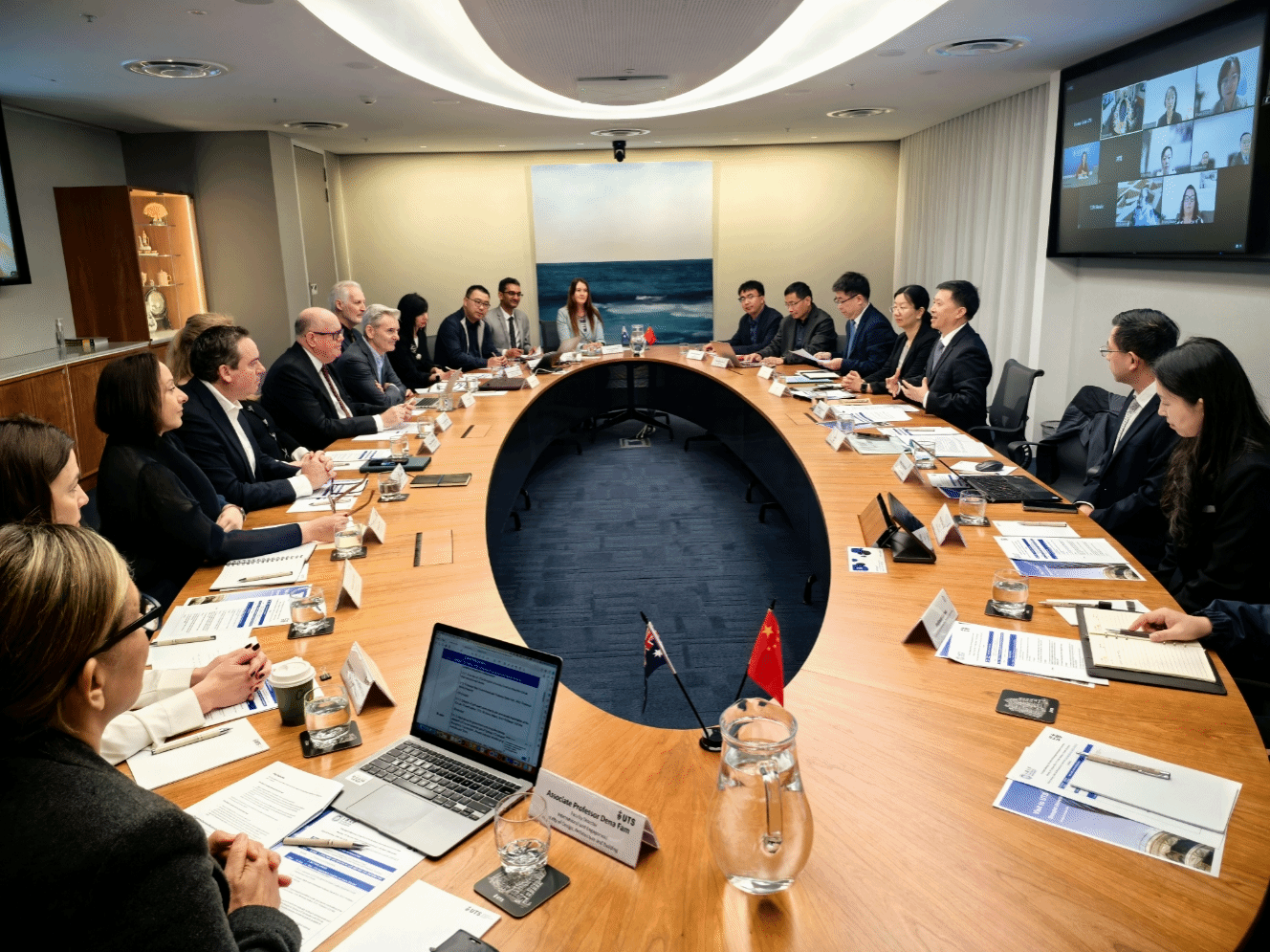 尊龙凯时与悉尼科技大学举行两校战略生长委员会第八次聚会-尊龙凯时