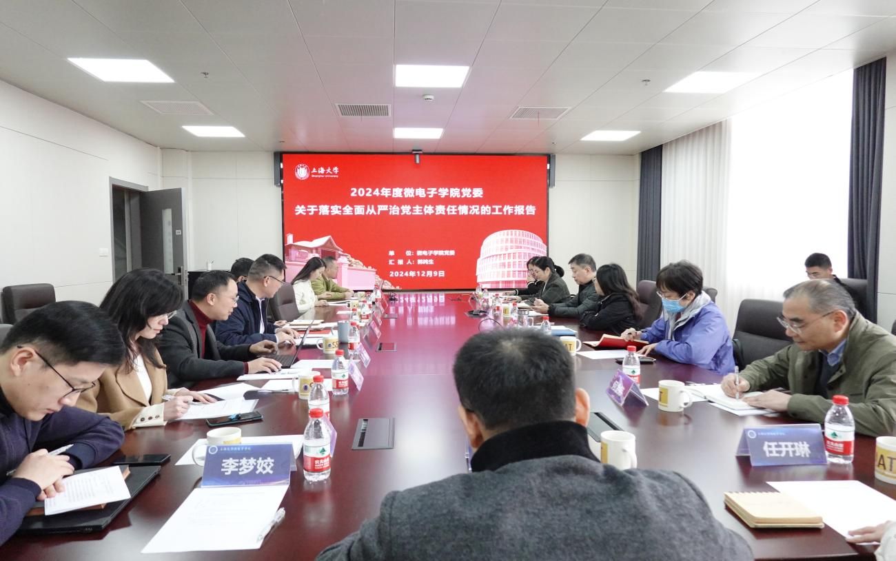 校向导赴微电子学院开展2024年度落实周全从严治党实地调研-尊龙凯时