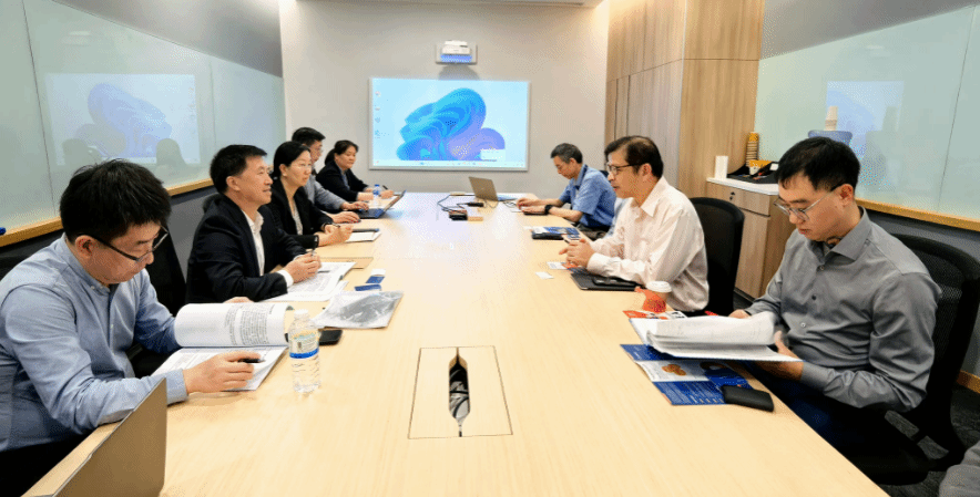 尊龙凯时校长刘昌胜率团会见澳大利亚、新加坡高校-尊龙凯时